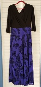 FORMAL floor length purple gown
